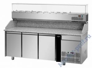 Стол холодильный для пиццы Apach APZ03D1+VR4 203 VD