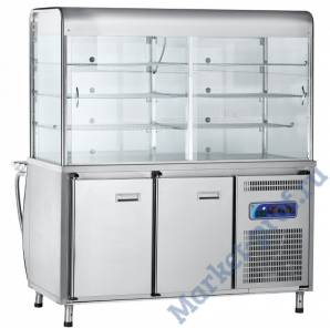 Прилавок-витрина холодильный ПВВ(Н)-70М-С-ОК