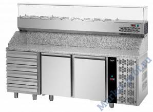 Стол холодильный для пиццы Apach APZ03D6+VR4 200 VD