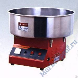 Аппарат для приготовления сахарной ваты STARFOOD ( диам.520 мм), красный